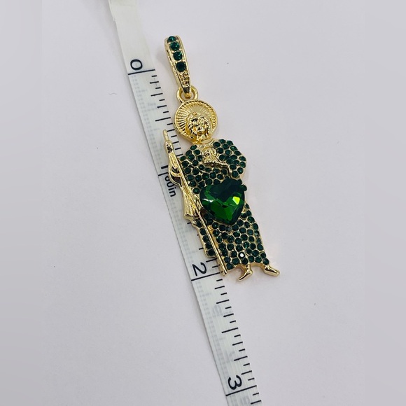 San Judas Collar Baño De Oro Italiano 18k /Saint Jude Necklace Gold Plated 18k - Picture 5 of 10